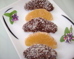 Апельсины в шоколаде