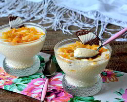 Десерт с грушей Пломбир