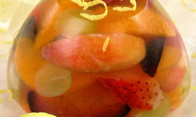 Рецепт фруктовое желе ассорти