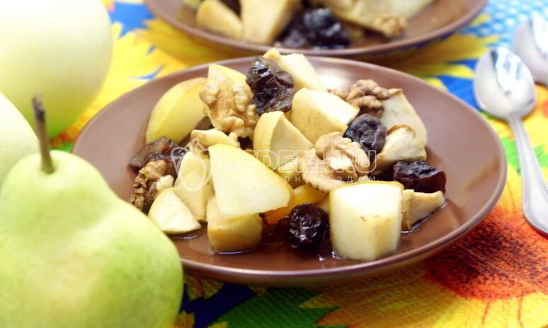 Рецепт фрукты запеченные в медовом сиропе