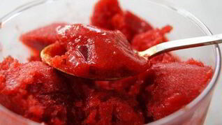 Грушево-ежевичный сорбет