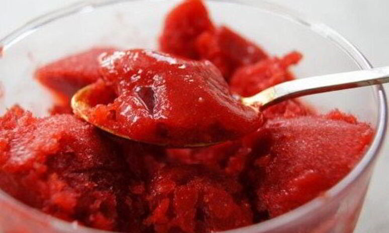 Рецепт грушево-ежевичный сорбет