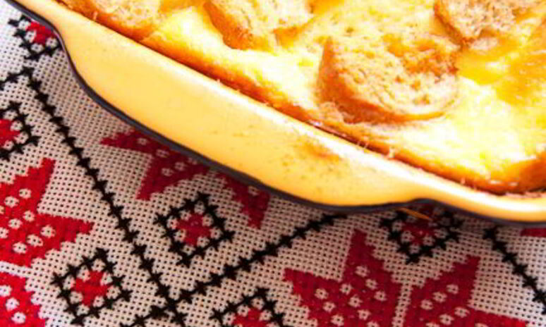 Рецепт карамельный хлебный пудинг