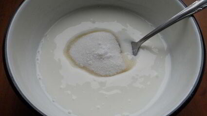 кефирный десерт с шоколадом