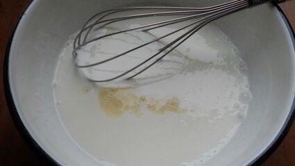 кефирный десерт с шоколадом