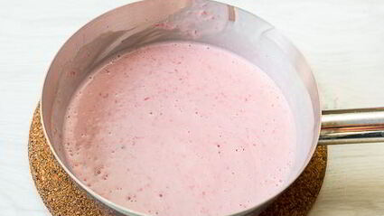 клубничное желе с шампанским