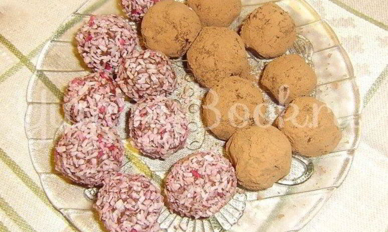 Рецепт домашние конфеты