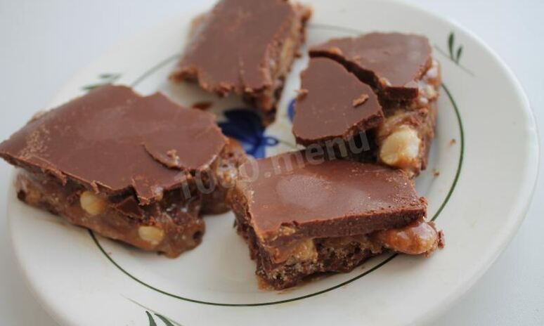 Рецепт домашний сникерс