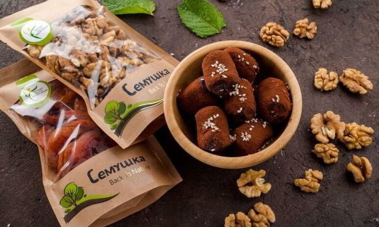 Рецепт конфеты с курагой и орехами