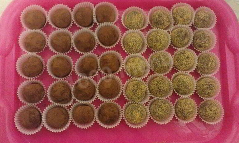 Рецепт конфеты трюфель из горького шоколада