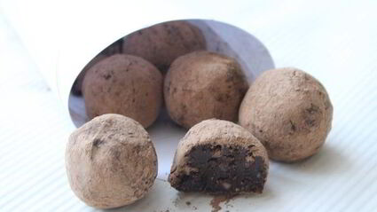 конфеты трюфель с бобами тонка