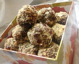 Мягкие шоколадно-черешневые конфеты