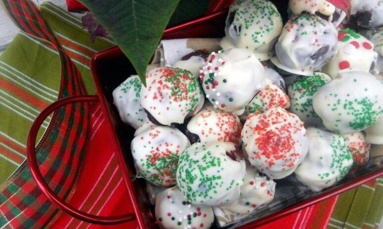 Рецепт рождественские конфеты красный бархат