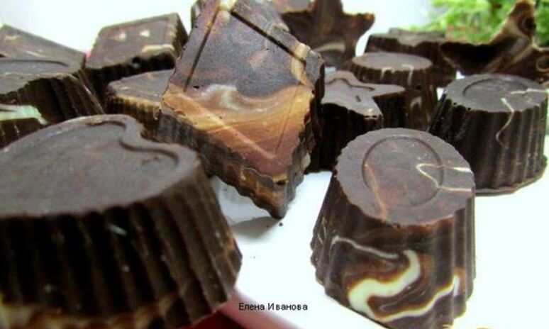 Рецепт шоколадные конфеты радужные