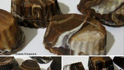 шоколадные конфеты радужные