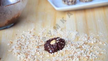 шоколадные конфеты с фундуком