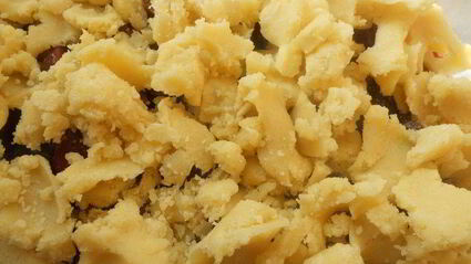 крамбл с черешней