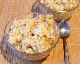 Крамбль с яблоками