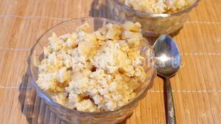 Крамбль с яблоками