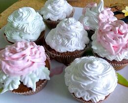 Белковый крем с желирующим сахаром