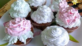 Белковый крем с желирующим сахаром