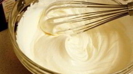 бисквит с творожным кремом