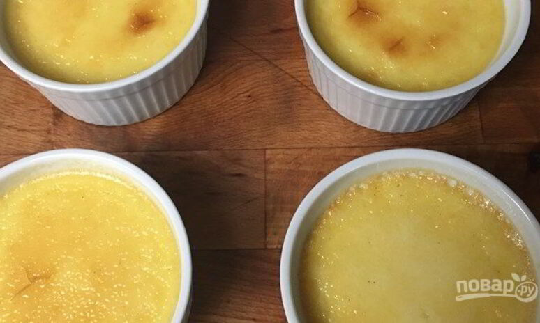 Рецепт десерт крем брюле