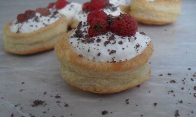 Рецепт гнездышки с творожным кремом