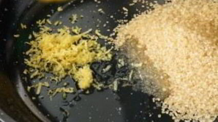 грушевый крем с виноградом