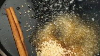 грушевый крем с виноградом