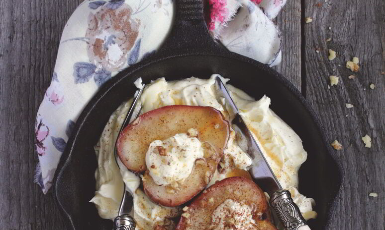 Рецепт груши с кремом из маскарпоне