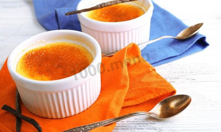 Рецепт каталонский классический крем с карамелизированной корочкой