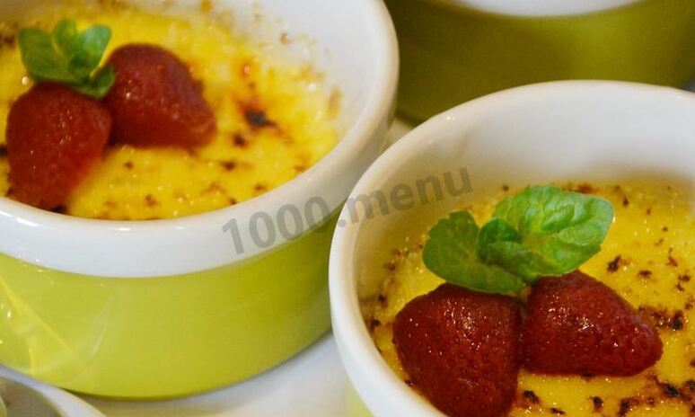 Рецепт классический крем брюле