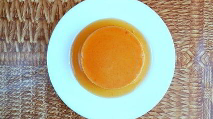 крабовый крем-карамель