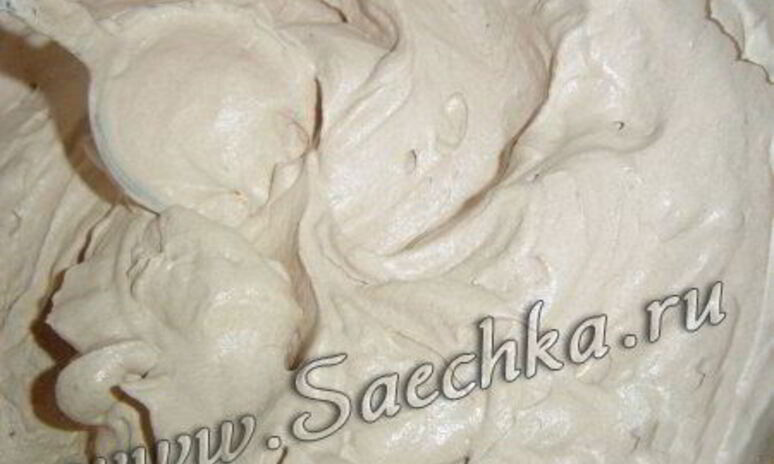 Рецепт крем белковый