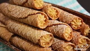 Крем для вафельных трубочек