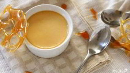 крем-карамель в горшочках