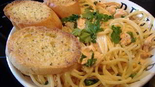 Кремовая паста с лососем