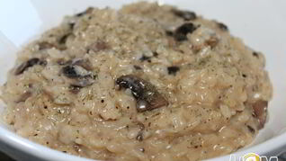 Кремовое ризотто с грибами и сыром