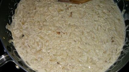 кремовое ризотто с грибами и сыром