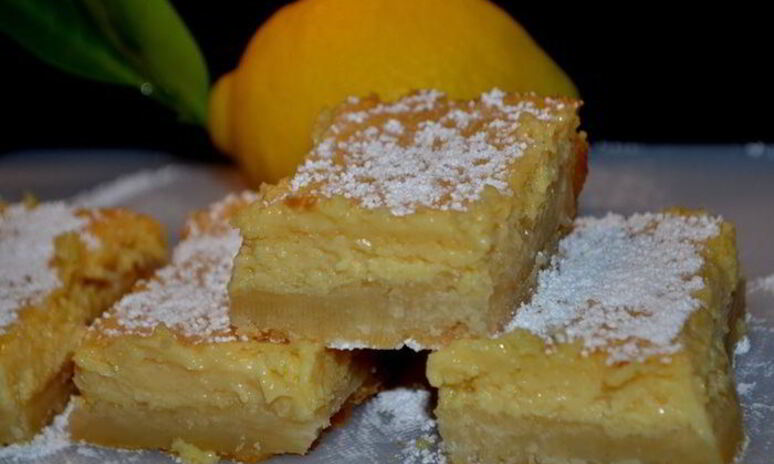 Рецепт кремовые лимонные квадратики
