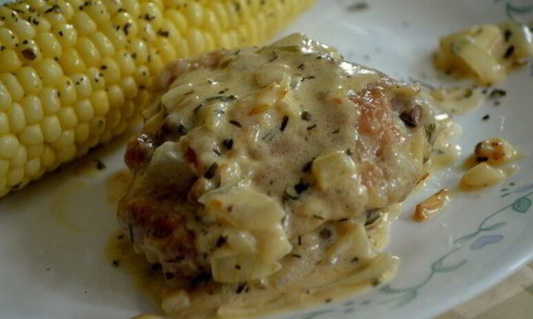 Рецепт куриные бедрышки в соусе кремово-горчичном