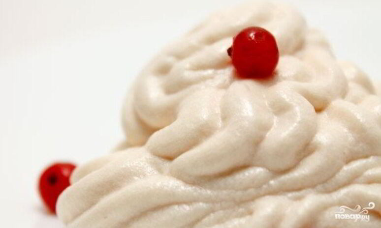 Рецепт легкий творожный крем