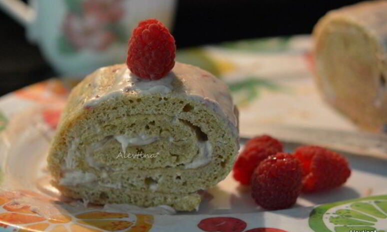 Рецепт рулет со швейцарским маслянным кремом