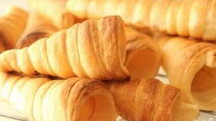 слоеные трубочки с белковым кремом