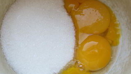 манный пудинг с мандаринами