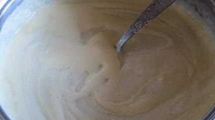 манный пудинг с мандаринами