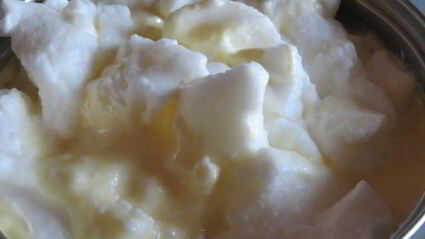 манный пудинг с мандаринами