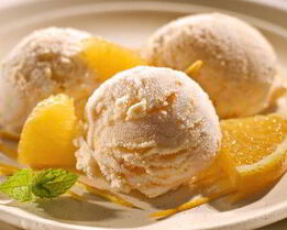 Апельсиновое мороженое