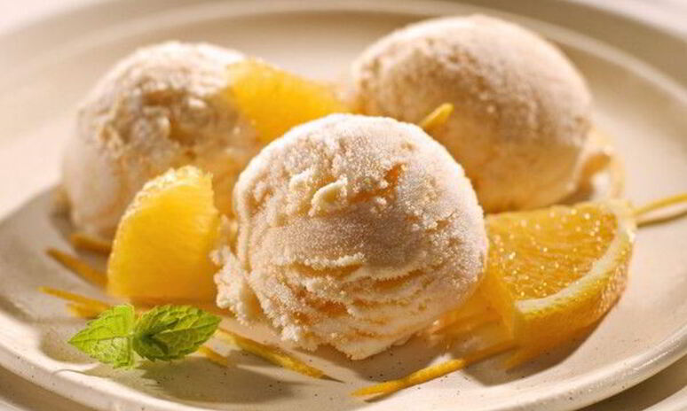 Рецепт апельсиновое мороженое